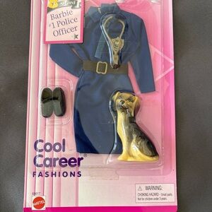 Mattel Cool Career Fashions Police Set